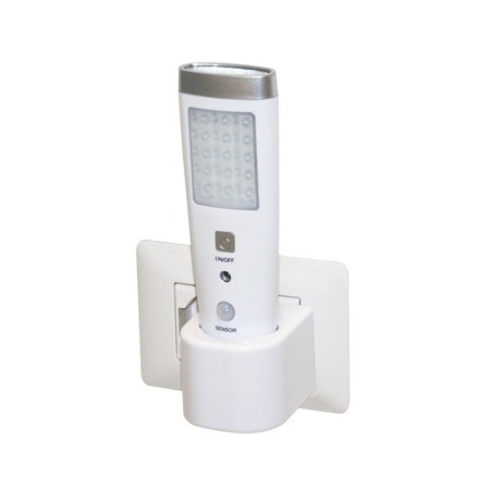 Lampada Emergenza Portatile Ricaricabile con Sensore Movimento 15+5 LED | Life 39.LED0201