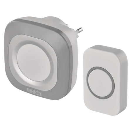 campanello senza fili quadrato verde EMOS P5733G luminoso 150m 110dB campanello senza fili quadrato verde EMOS P5733G luminoso 150m 110dB