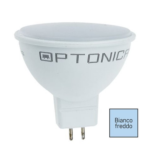 LAMPADINA LED DICROICA MR16 5W GU5.3 6500K OPTONICA SP1191