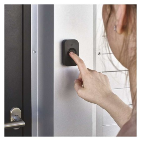 Campanello Senza Fili Nero 180m 52 Melodie 2 Ricevitori | EMOS P5730