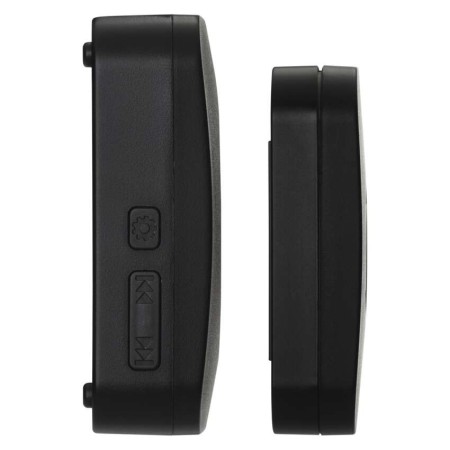 Campanello Senza Fili Nero 180m 52 Melodie 2 Ricevitori | EMOS P5730
