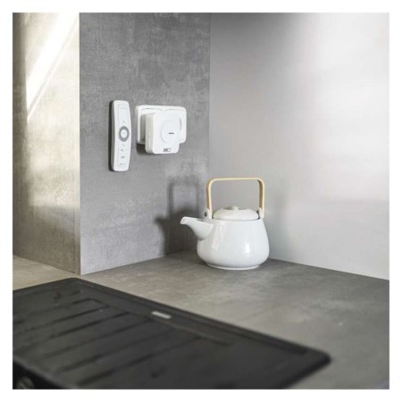 Campanello Senza Fili Bianco 180m 2 Ricevitori Pulsante Senza Batterie | EMOS P5731