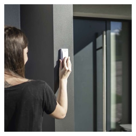 Campanello Senza Fili Bianco 180m 2 Ricevitori Pulsante Senza Batterie | EMOS P5731