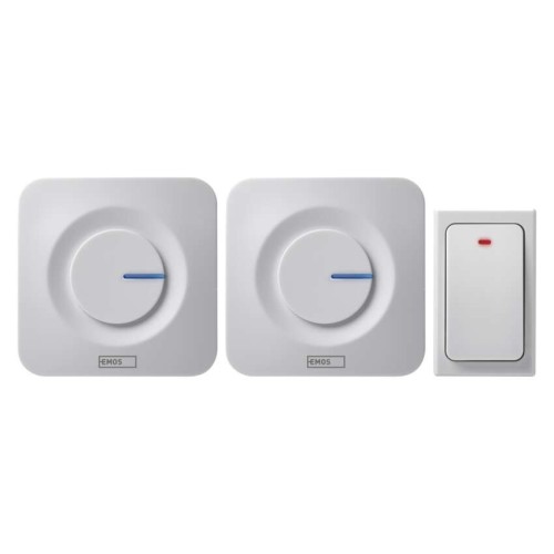 Campanello Senza Fili Bianco 180m 2... Campanello Senza Fili Bianco 180m 2...
