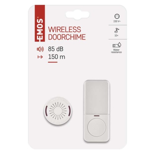 Campanello Senza Fili Tondo Bianco |... Campanello Senza Fili Tondo Bianco |...