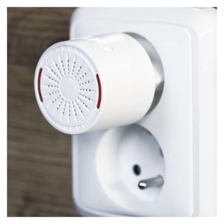 Campanello Senza Fili Tondo Bianco | 150m, 85dB, Pulsante IP56 | EMOS P5734