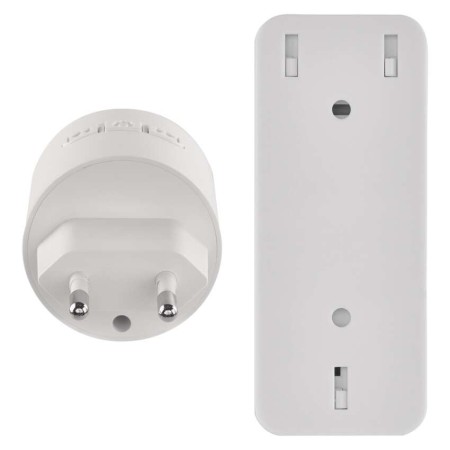 Campanello Senza Fili Tondo Bianco | 150m, 85dB, Pulsante IP56 | EMOS P5734