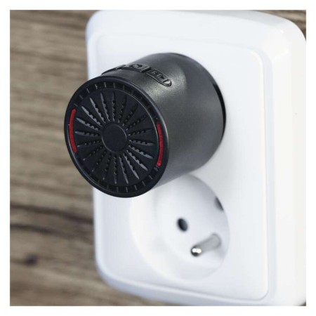 Campanello Senza Fili Tondo Nero | 150m, 85dB, Pulsante IP56 | EMOS P5734B
