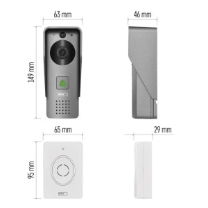 video campanello senza fili smart con telecamera EMOS H4031 2