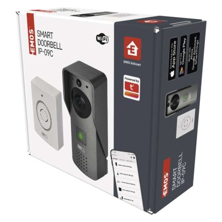 Video Campanello WiFi Senza Fili | Telecamera HD, App Smartphone | EMOS H4031