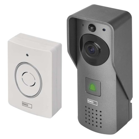 Video Campanello WiFi Senza Fili | Telecamera HD, App Smartphone | EMOS H4031