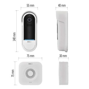 video campanello WiFi EMOS GoSmart IP-15S senza fili Full HD con batteria 2