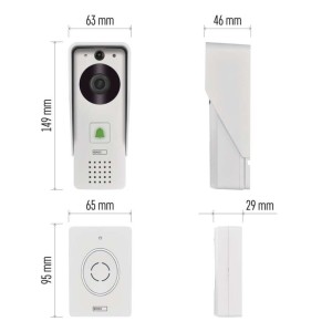 Video campanello WiFi con pannello solare EMOS H4030 2