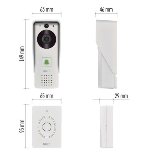 Video Campanello WiFi Senza Fili con... Video Campanello WiFi Senza Fili con...