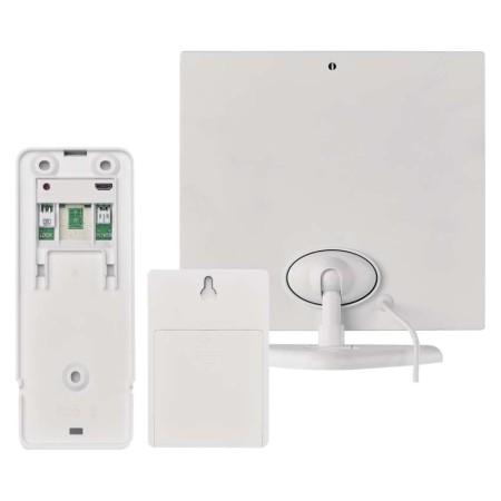 Video Campanello WiFi Senza Fili con Telecamera HD, Pannello Solare e Visione Notturna | EMOS H4030