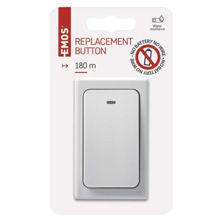 Pulsante Ricambio Campanello Senza Fili EMOS P5729T | IP44