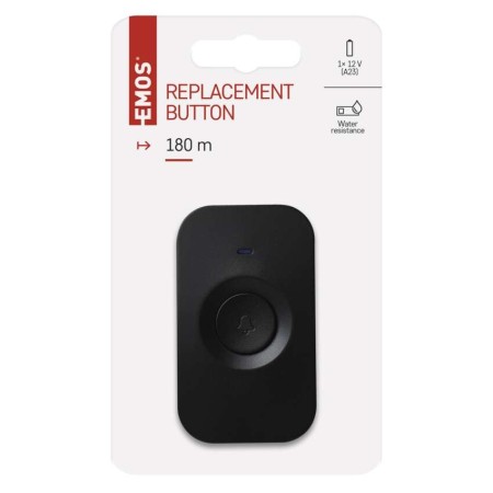 Pulsante Ricambio Campanello EMOS P5728T | Compatibile EMOS P5728 e P5730 | IP56