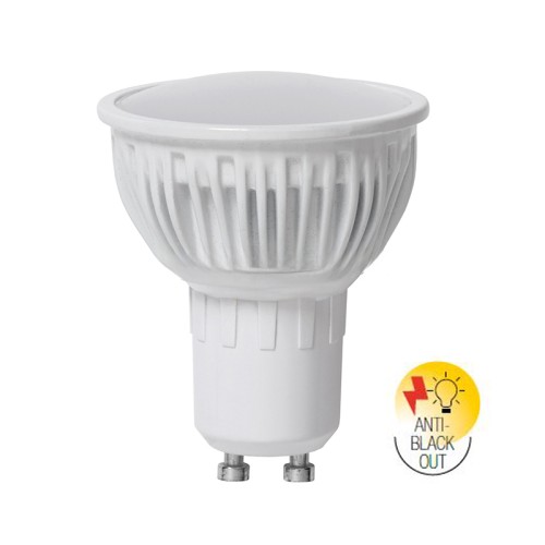 lampadina emergenza GU10 LED 4W 6500K anti blackout