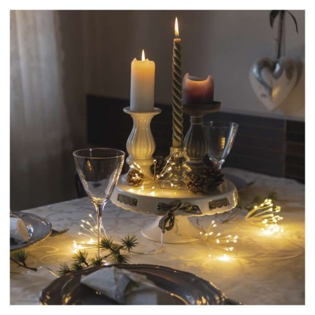 Catena NANO LED FIREWORKS: 150 LED Caldi, Timer, Interno | EMOS D3AW08