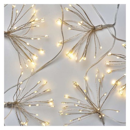 Catena NANO LED FIREWORKS: 150 LED Caldi, Timer, Interno | EMOS D3AW08