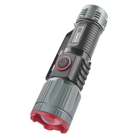 Torcia LED Ricaricabile USB 300 Lumen Zoom Calamita Alluminio 63g | EMOS P3120