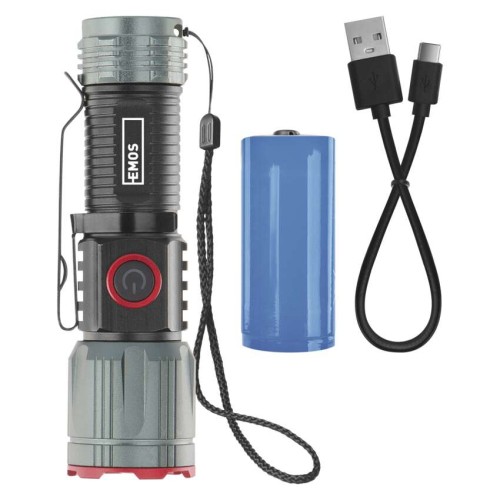 Torcia LED Ricaricabile USB 300 Lumen...