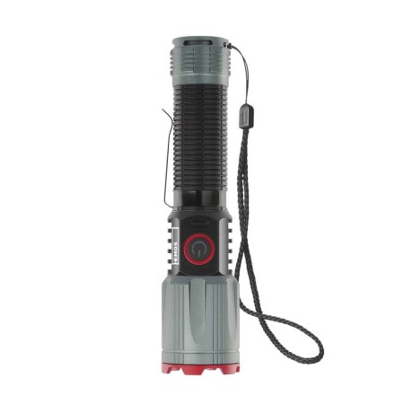 Torcia LED Ricaricabile Potente 1200 Lumen Powerbank USB Zoom Alluminio | EMOS P3121