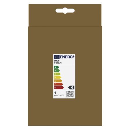 Lampadina LED Decorativa E27 DNA S123 3.5W 1800K Vetro Ambra | EMOS Z59D01