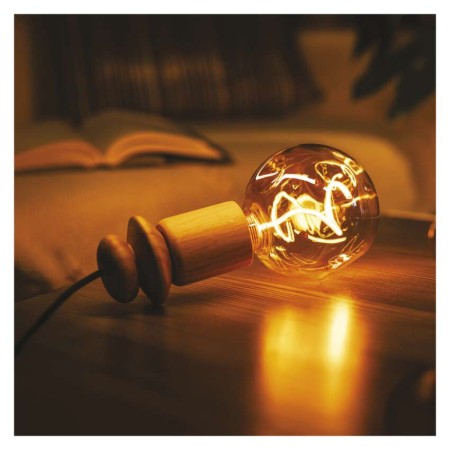 Lampadina LED Decorativa E27 Globo 125mm 1800K 4.5W Ambra | EMOS Z50B11