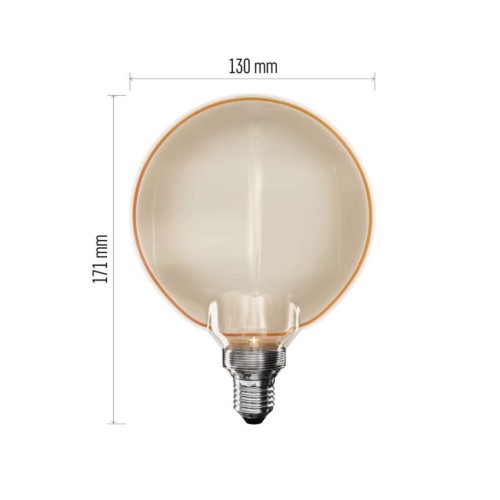 Lampadina LED Decorativa E27 G130 OA...