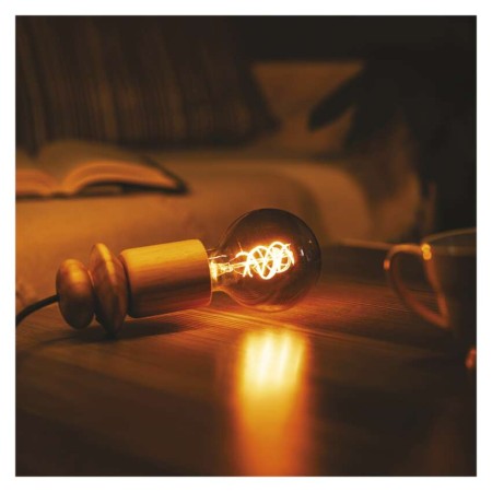 Lampadina LED Decorativa E27 DNA G95 4.5W 1800K Vetro Fumé Smoked | EMOS Z52311