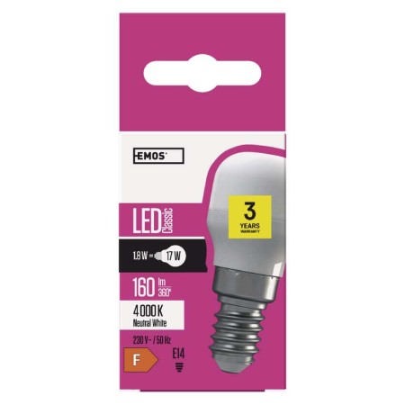Lampadina LED Frigorifero E14 1.8W 4000K Bianco Neutro 160lm | EMOS Z6913