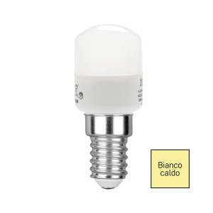 Lampadina LED frigorifero E14 2W 3000K luce calda INTEC