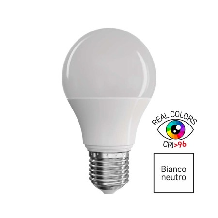 LAMPADINA LED E27 10W 4100K GOCCIACRI+95 EMOS ZQ5148
