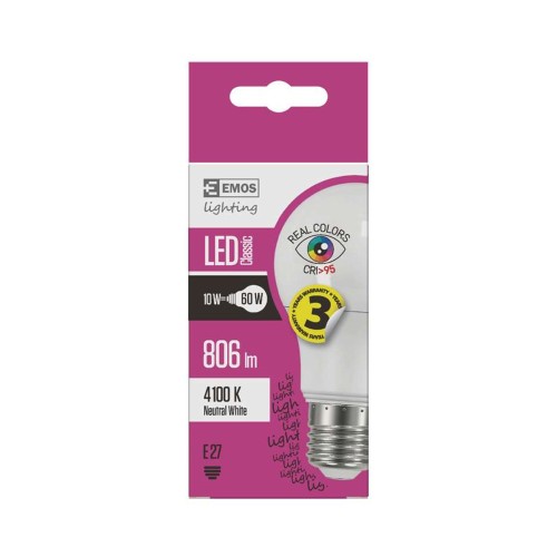 LAMPADINA LED E27 10W 4100K...