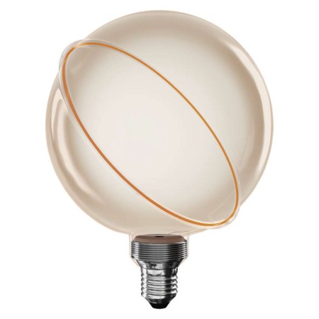 Lampadina LED Decorativa E27 G130 SRA 4W 1800K Flame Vetro Ambra Loop 220lm | EMOS Z5CS11