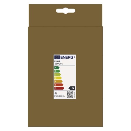 Lampadina LED Decorativa E27 S123 4W 1800K Flame Vetro Ambra Dorato 150lm | EMOS Z59G01