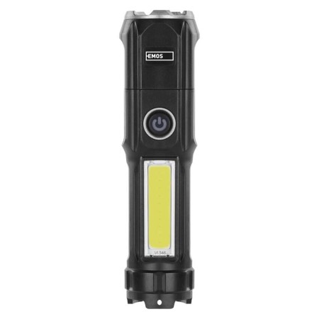 Torcia LED Ricaricabile 150 Lumen Doppia Illuminazione | EMOS P3214