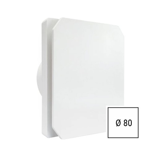 Aspiratore Bagno Bianco Design 80mm...