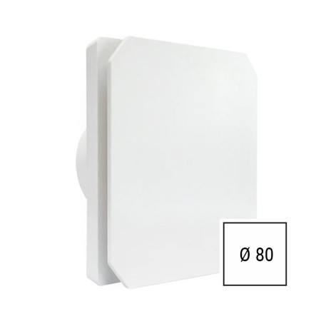 Aspiratore Bagno Bianco Design 80mm 60 m³/h | LUX301 LEVANTE