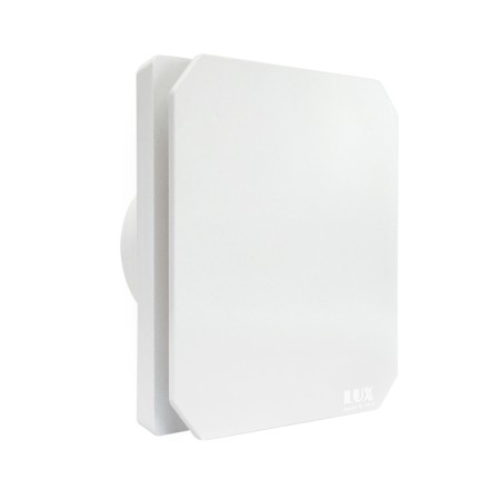 Aspiratore bagno bianco design LEVANTE 100mm quadrato antistatico