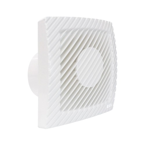 Aspiratore bagno silenzioso Serie L LUX103 griglia bianca 100mm