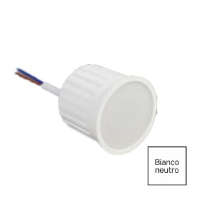 Modulo LED GU10 9W 765LM 4000K altezza 42mm per controsoffitto basso