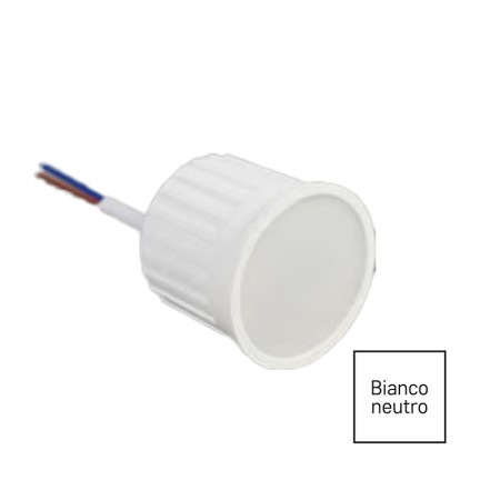 Modulo LED GU10 9W 765LM 4000K altezza 42mm per controsoffitto basso