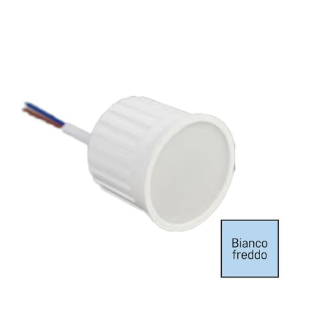 Modulo LED GU10 9W 765LM 6500K altezza 42mm per controsoffitto basso