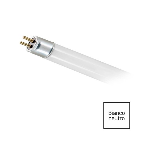 tubo fluorescente T5 8W 4000K G5 288mm luce bianca neutra
