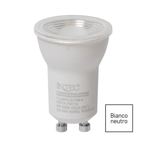 Lampadina LED GU10 mini 4W 4000K diametro 35mm