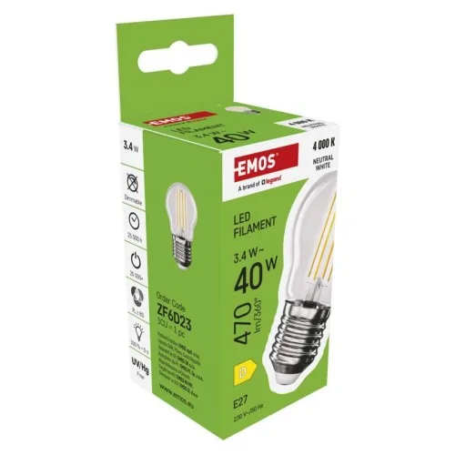 Lampadina LED Filamento Sfera E27... Lampadina LED Filamento Sfera E27...