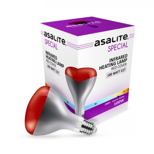 LAMPADINA INFRAROSSI R125 100W ROSSA...