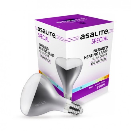 Lampadina Infrarossi R125 150W Chiara - Riscaldamento Alimenti e Terapia